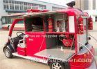 High End 2 Seater Electric Utility Vehicle / Electric Fire Truck With Serching Light For Fire Fighti