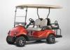 Outdoor Red Club Car 4 Seater Golf Carts Street Legal With Curtis Controller