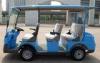 Blue 4.0KW Motor Club 8 Seater Electric Car For 8 Person With Pure Electric Power