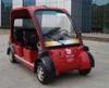Dongfeng Red Security 4 Seat Electric Car Passenger Vehicle With Light / 3.0KW Motor