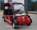 Dongfeng Red Security 4 Seat Electric Car Passenger Vehicle With Light / 3.0KW Motor
