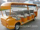 Sightseeing Electric Passenger Shuttle Bus For 11 Persons With Lights And MP3