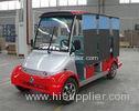 Dongfeng Red Color Electric 6 Passenger Electric Car With DC Motor Eco Friendly