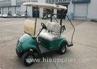 Green Color Small 2 Seater Electrical Golf Carts With Lights For Golf Club / Courses