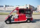 Small 48V Battery 2 Seats Electric Fire Truck With CE For Fire Fighting