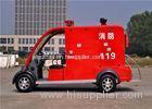 4KW Motor 2 Seats Electric Fire Engine With High Pressure Pump For Community