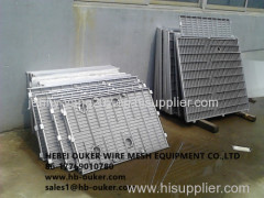 Wedge wire screen plate