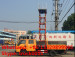 China JMC 4X2 4x4 6 wheel Aerial Ladder Truck with hydraulic lifting aerial work platform for sale