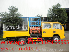 China JMC 4X2 4x4 6 wheel Aerial Ladder Truck with hydraulic lifting aerial work platform for sale