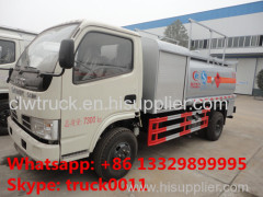 China best quality dongfeng brand 5m3 oil dispensing truck for sale