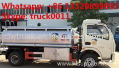 China best quality dongfeng brand 5m3 oil dispensing truck for sale