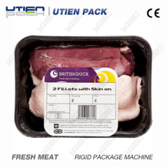 thermoforming fresh meat dural packaging machine