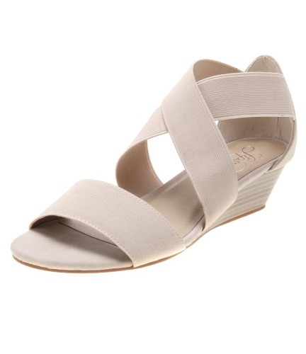 Women fashion open toe wedge heel sandals