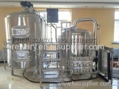 steam heating craft two vessel beer brewery system