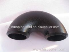 ASTM B16.9 A234 WPB 180 degree 1.5D carbon steel elbow