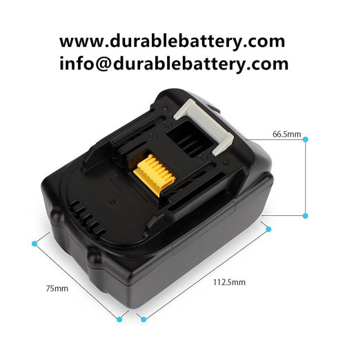 18V 3.0Ah Lithium-Ion Cordless Tool Rechargeable Battery for Makital1815 Bl1835 194205-3 Lxt-400 3000mAh 18650