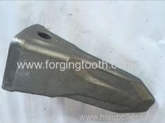 Excavator bucket forging teeth