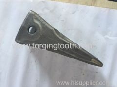 Excavator bucket forging teeth