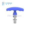 T Handle Torque Limiter Blue Silicon Gel Spinal System Instruments Set Pedicle Screws Instruments Torque Instruments