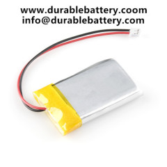 3.7v 453033 360mah li-polymer battery with pcb and connector