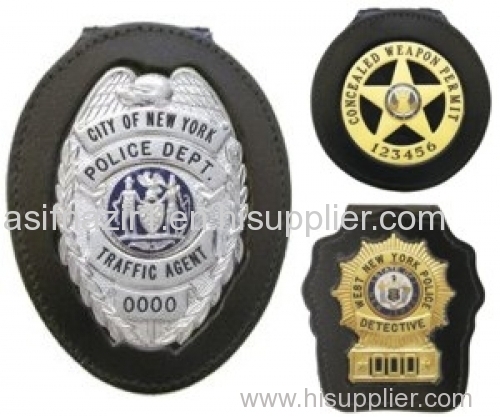 Neck Badge Holder Wallet/ Police Badge Holder Wallet/ ID Holder