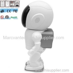 HD 960P Home Security Robot P/T WiFi wireless IP Camera With Micrphone/Speaker/SD Card Slot