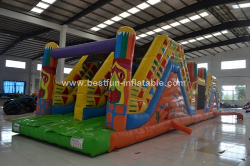 China Hot Sale Inflatable Indian Obstacle Course