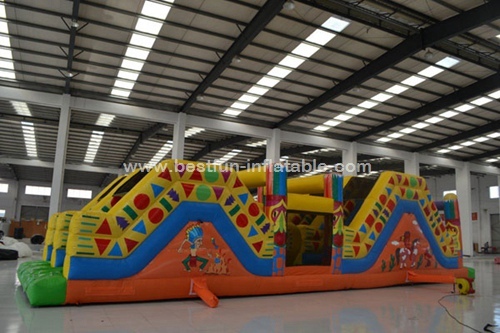 China Hot Sale Inflatable Indian Obstacle Course