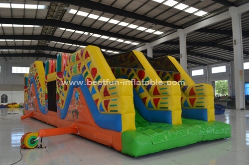 China Hot Sale Inflatable Indian Obstacle Course