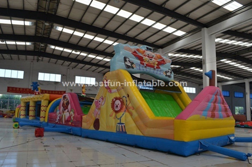 Commerical Inflatable Circus Obstacle Challenge