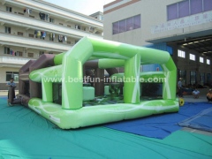 Massive Inflatable Military Obstacle Course