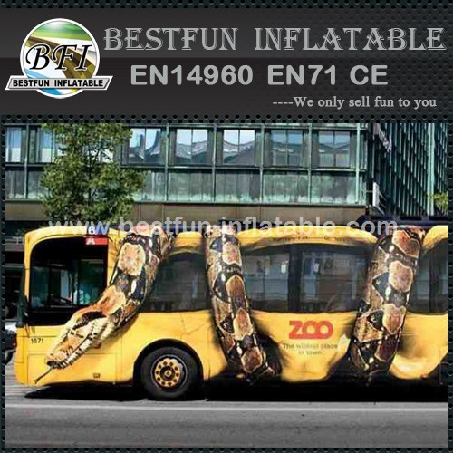 Inflatable Jungle Bus Obstacle Game