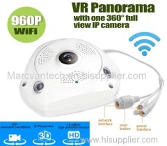 New 1.3MP 360 Degree VR Camera Virtual Reality HD Wide Angle Panorama 960P Wireless P2P IP Camera Support Remote Control