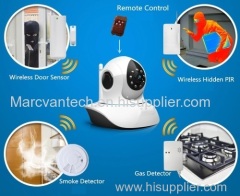 Smart Home Pan Tilt HD 720P Wifi IR Night Vision Wireless IP Camera for home security sd card long time video recording