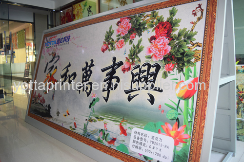 low cost and high profit return UV flatbed printer