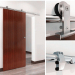 ceiling mounted barn sliding door track hardware systems
