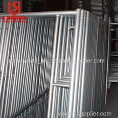 Construction durable galvanized factory price High Quality Ladder New Or Used Frame Scaffolding For Sale