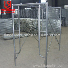 Construction durable galvanized factory price High Quality Ladder New Or Used Frame Scaffolding For Sale