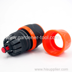 Plastic garden hose soft universal quick connector with waterstop