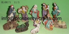 Polyresin Nativity set (figurines)