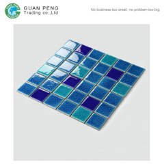 Ice Fissure Wholesale Ceramic Mosaic Tiles For Swimming Pool