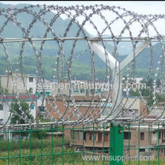 Galvanized razor barbed wire