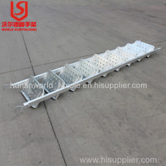 High quality anti-slip and durable galvanized structure steel step ladder manufacturer for construction
