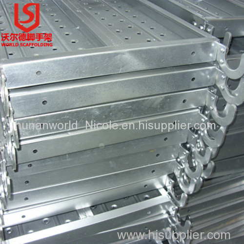 hook on catwalk/scaffold steel panel
