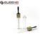 Plastic Clear Injection Empty Lip Gloss Tubes With Wand 121 MM Height