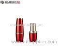 5 g Injection Shiny Red Lipstick Tube Containers For Lip Balm Barrel Shape
