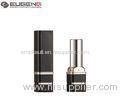 Custom Plastic Black Matte Lipstick Tube / Empty Lipstick Cases Large Size