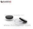 20 G Clear Round Empty Loose Powder Container With Sifter Cylinder
