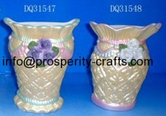 Ceramic Vase & Flower pot