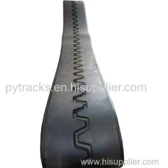 Rubber track for asphalt paver(19"*6"*52)